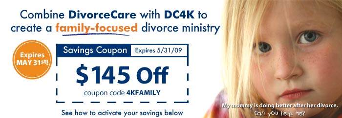 Combine DivorceCare with DC4K to create a family-focused divorce ministry