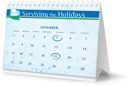 Surviving the Holidays Calendar