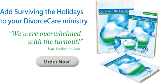 Add Surviving the Holidays to your DivorceCare ministry -- Order Now