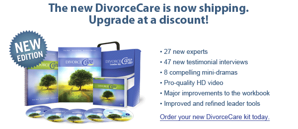 The new DivorceCare is now shipping. Upgrade at a discount!