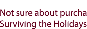 Not sure about purchasing Surviving the Holidays?