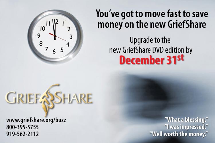 You've got to move fast to save money on the new GriefShare