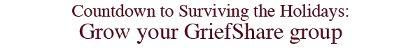 	Countdown to Surviving the Holidays:
		Get it on your church calendar