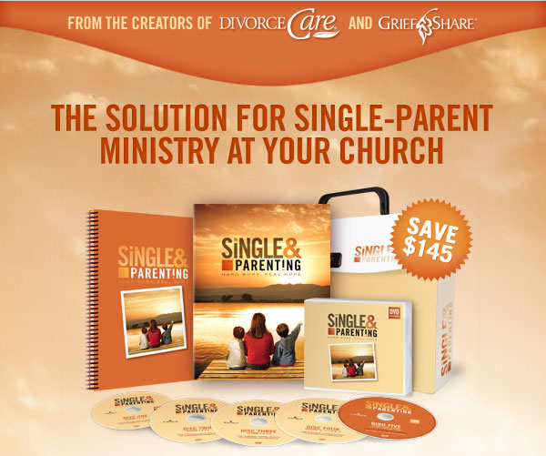 The solution for single-parent ministry at your church. Learn more or  Order now